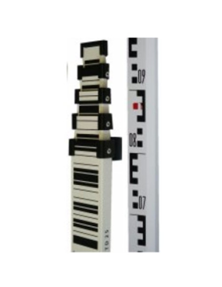 4 m teleskopická kódová nivelačná lata TD24