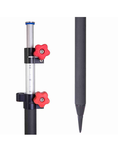 Lahká 3,5 m výtyčka na odrazové hranoly