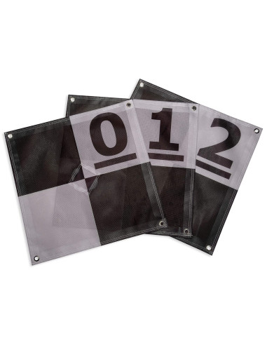 UAV vlícovacie terče/signalizačné značky čierno-biele, 10ks (7x7cm otvor v strede)