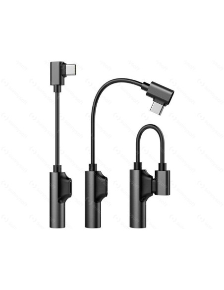 Redukcia z USB-C na USB-C + 3,5mm Jack