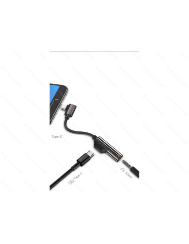 Redukcia z USB-C na USB-C + 3,5mm Jack