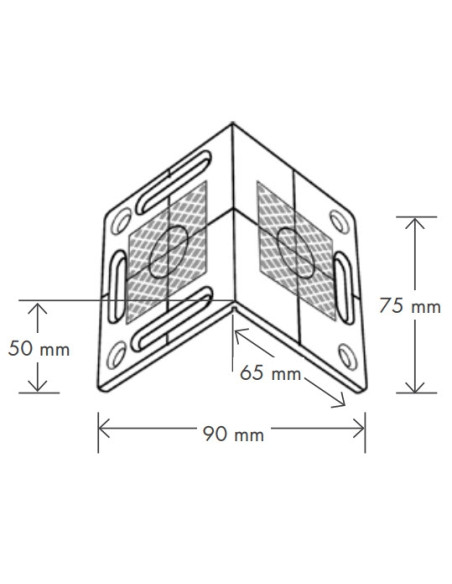 Ciele do vonkajších rohov RS80