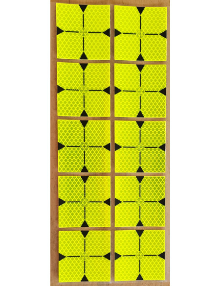 Odrazová fólia 6x6 cm - typ A