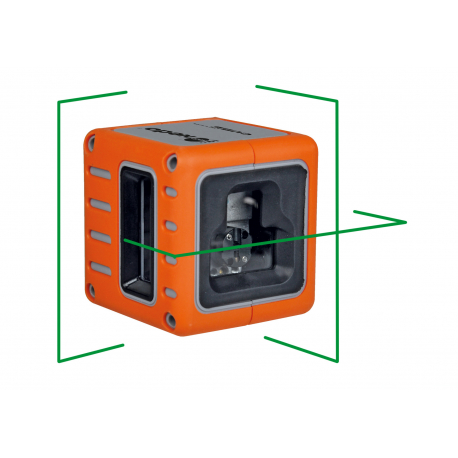 Krížový laser NEDO CUBE zelený