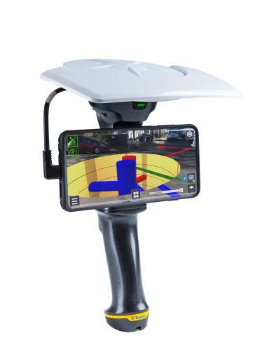 Držiak s GNSS a diaľkomerom pre Trimble...