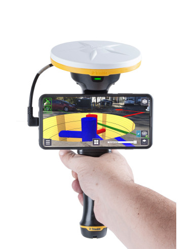 Držiak s GNSS a diaľkomerom pre Trimble...