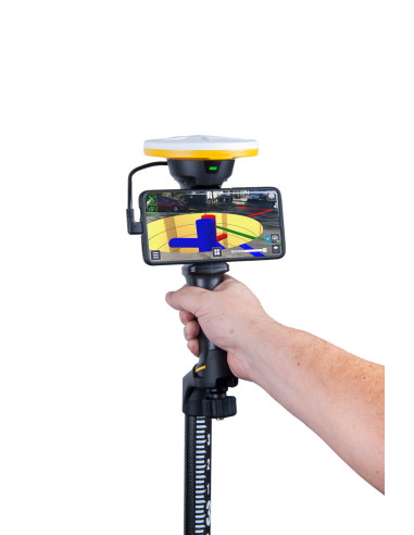 Držiak s GNSS a diaľkomerom pre Trimble...