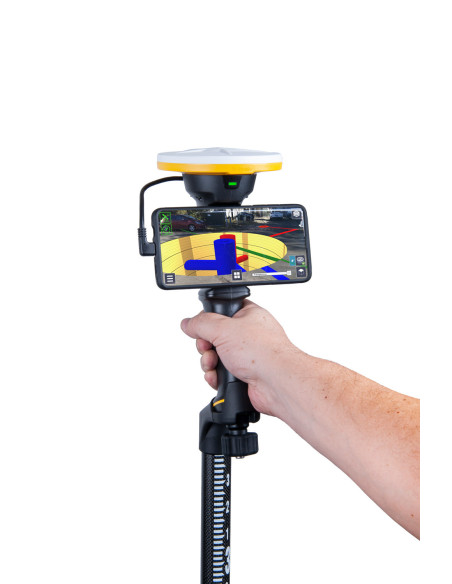 Držiak s GNSS a diaľkomerom pre Trimble SiteVision - predvádzací kus